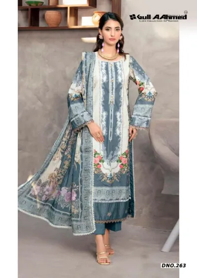 Gull Aahmed Lawn Collection Vol-32 – Karachi Dress Material Wholesale Catalog