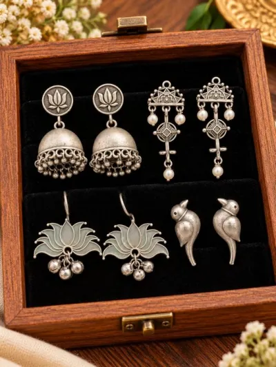 Juri craft Lunches D 335 vol 1 fashion earrings wholesale india