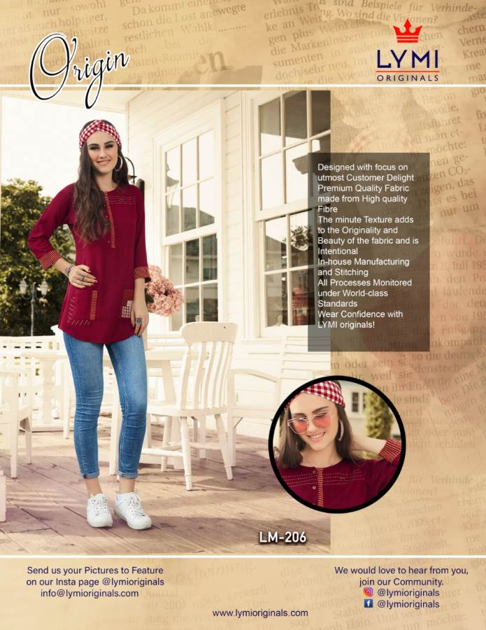 Lymi Origin Ledies Top Catalouge