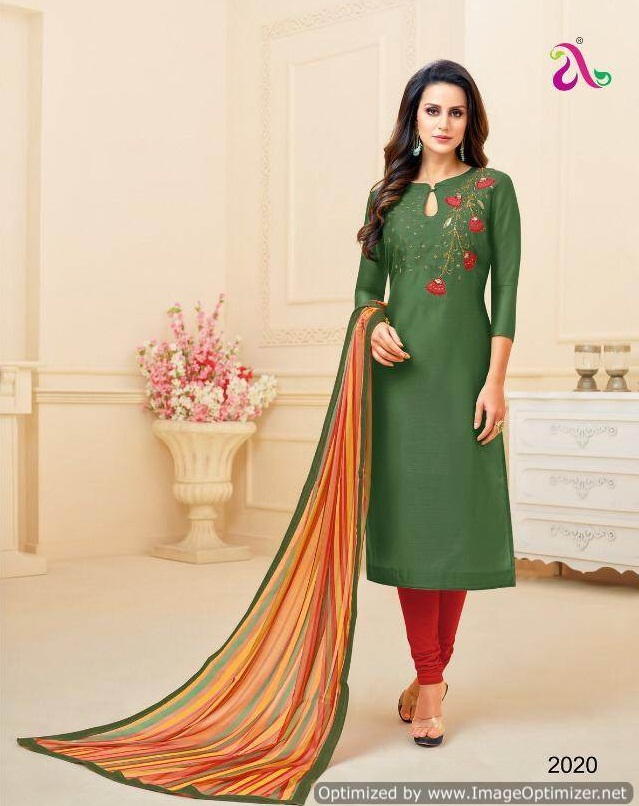 Dairy Milk Vol 26 By Angroop Plus Chanderi Cotton Dress  Material