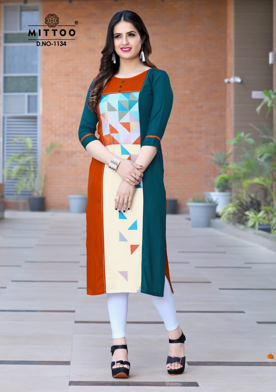 Mittoo Palak 14 Casual Kurti Catalogue