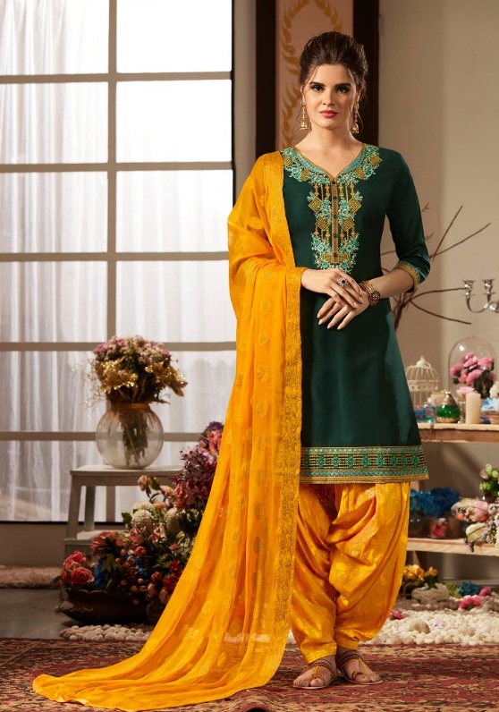 Rivaaz By Patiyala Vol 4 Kajree Punjabi Dress Materials Catalogue