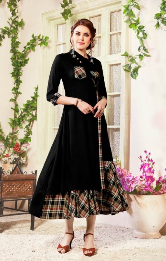 Queen 1 Vilohit Designer Kurti Catalogue