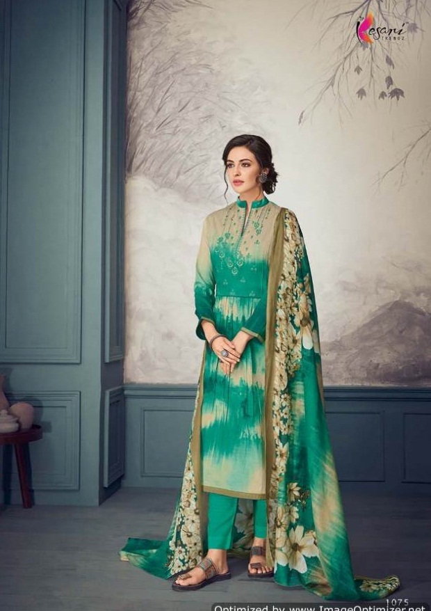 Alisa 10 Kesari Cotton Dress Materials Catalogue