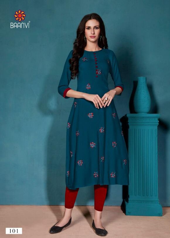 Mahika Baanvi  Causal Wear Kurti Catalogue