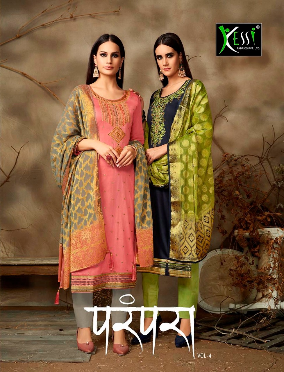 Parampara Vol 4 Kessi Churidar Salwar Kameez Catalogue