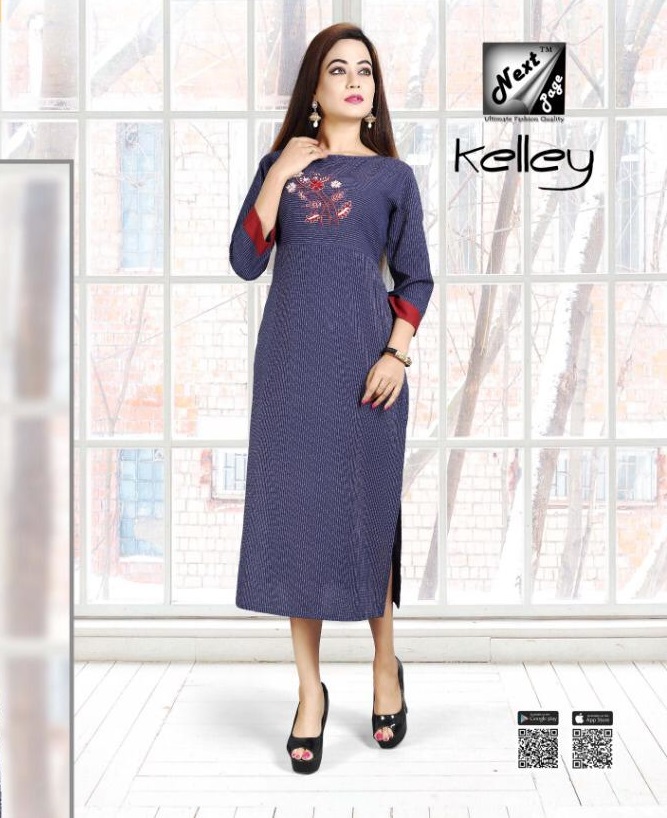 Kelley Next Page Designer Kurti Catalogue