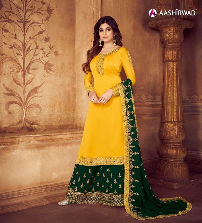 Falak Aashirwad Heavy Designer Salwar Suits Catalogue