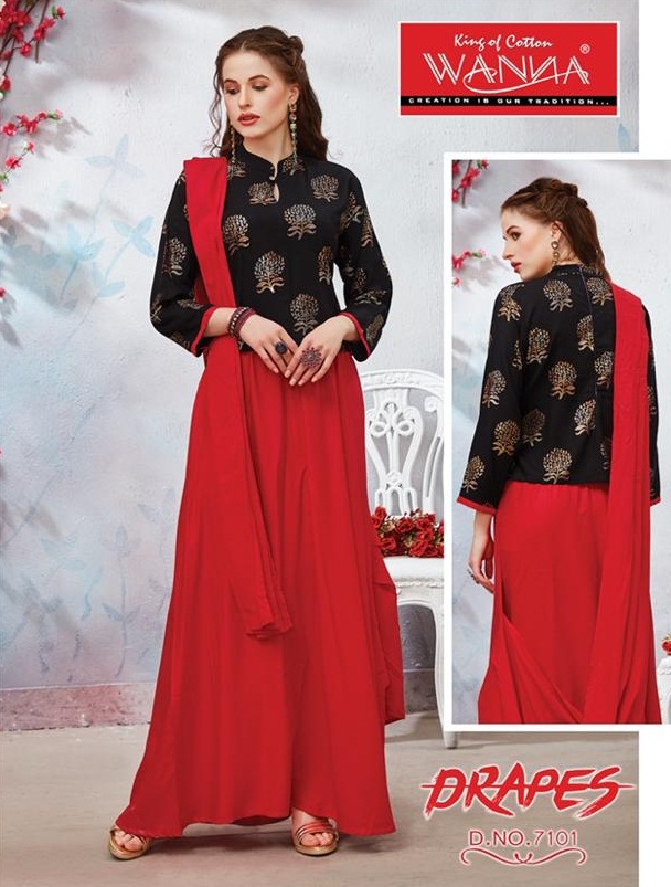Drapes Designer Kurti Catalogue