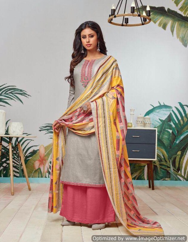 Hollis Angroop Cotton Dress Materials Catalogue