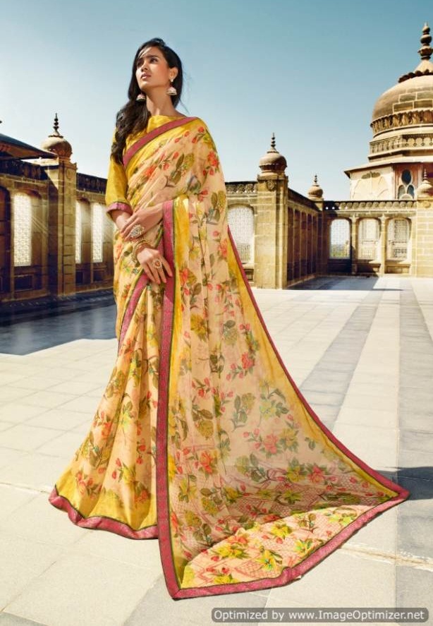 Ridhima Shangrila Printed Sarees Catalogue