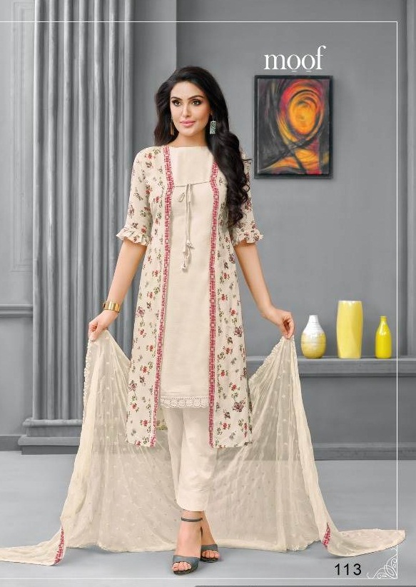 Izakat Moof Cotton Dress Materials Catalogue