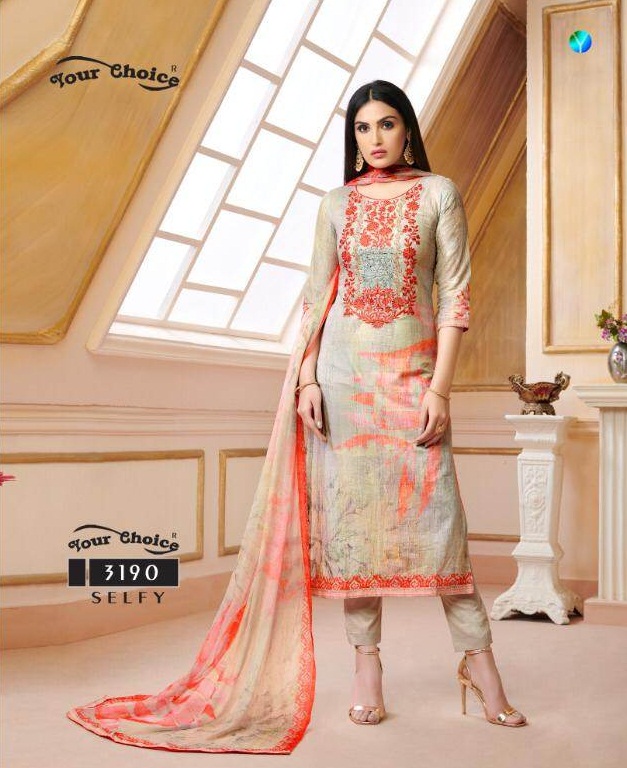 Selfy Your Choice Printed Salwar Suits Catalogue