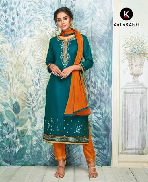 Sunshine 4 Kalarang Churidar Dress Materials Catalogue