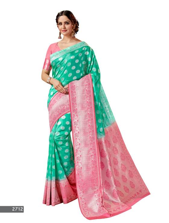 Mehendi Ashika Silk Sarees Catalogue