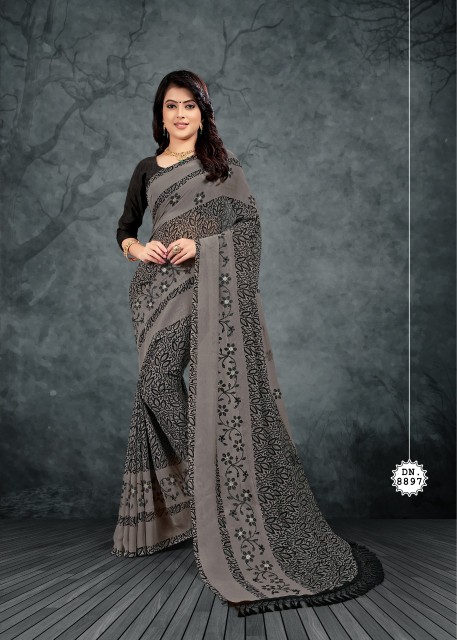 Niya Georgette Printed Sarees Catalogue