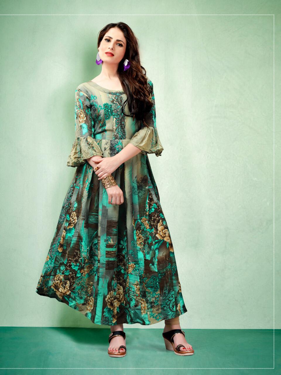 Watermelon Gulaboo Printed Fancy Kurti Catalogue