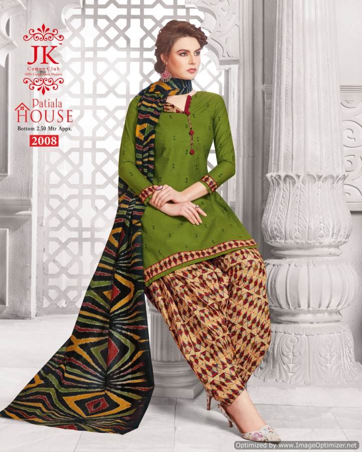 Patiyala House 2 Jk Cotton Dress Materials Catalogue