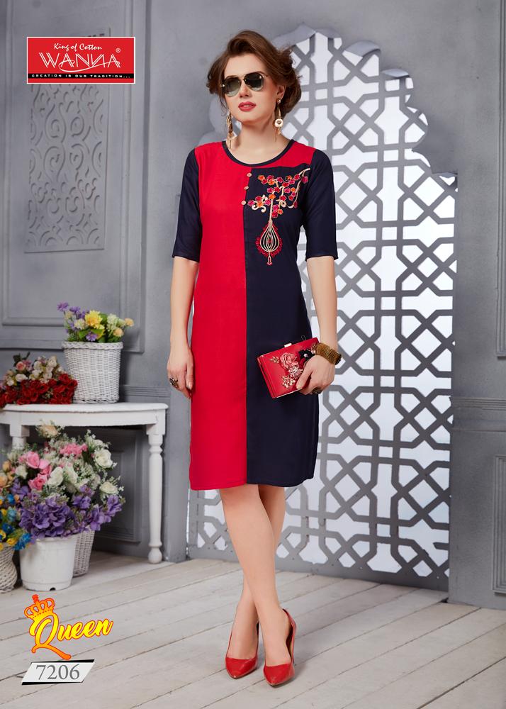 Queen Causal Wear Kurti Catalogue