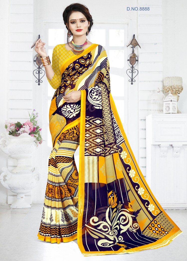Splash 77 Causal Wear Sarees Catalogue