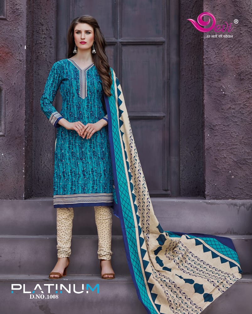 Platinum Devi Printed Dress Materials Catalogue