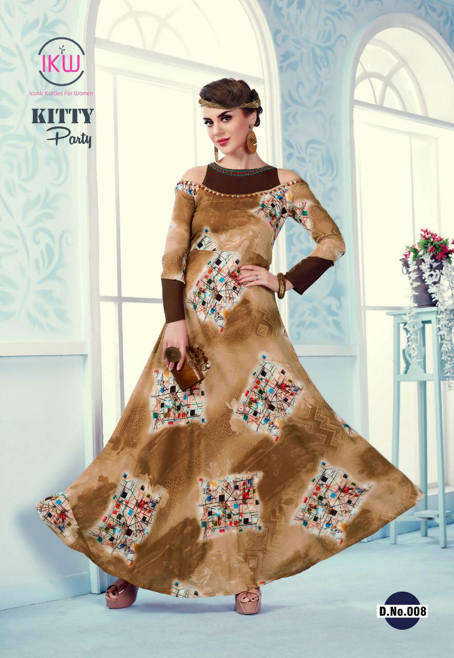 Print Long Floor Legnth Gown