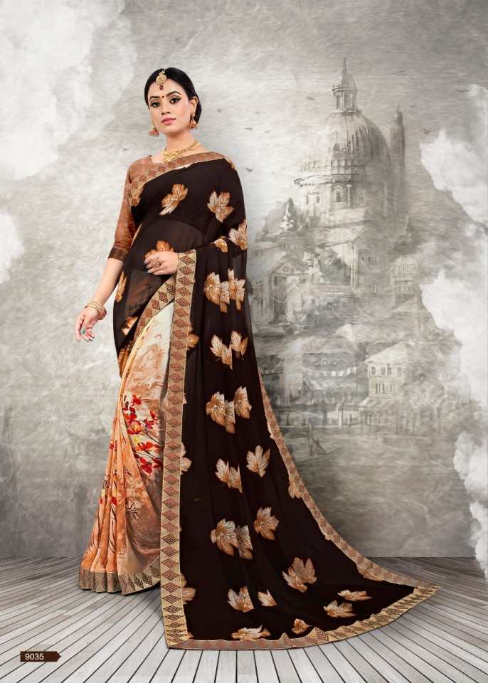 Ponds 4 Kodas  Printed Sarees Catalogue