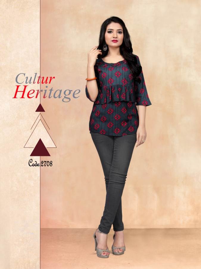 Kitty Party 8 Watermelon Short Top Catalogue