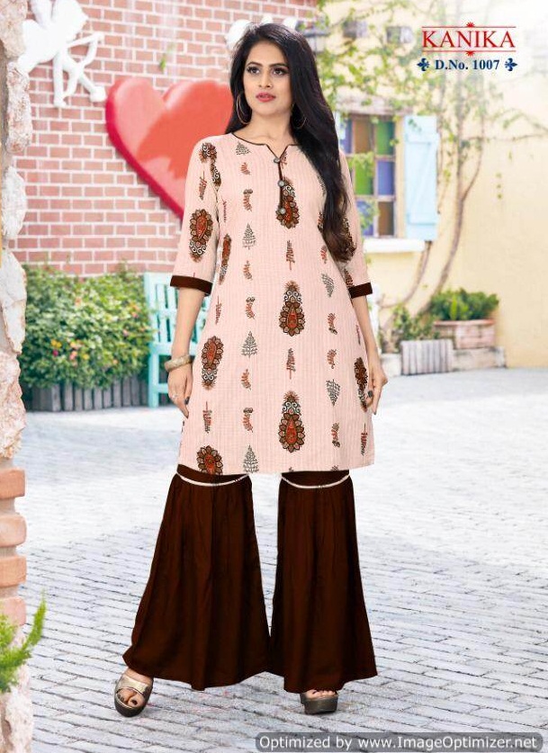 Sarara 1 Kanika Kurti With Sarara Catalogue