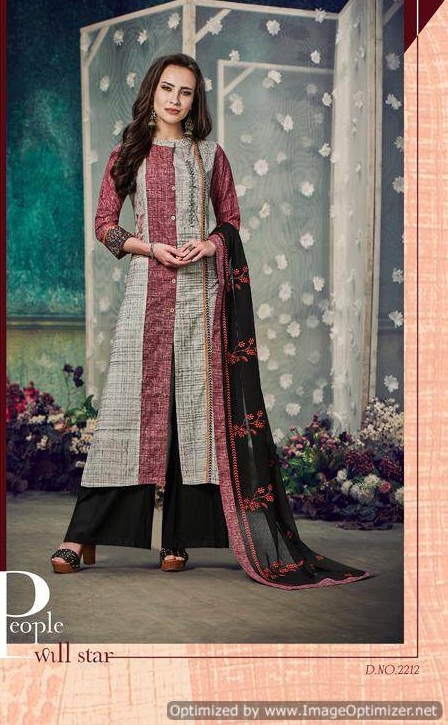 Non Stop Rangoon Kurti With Palzzo Catalogue