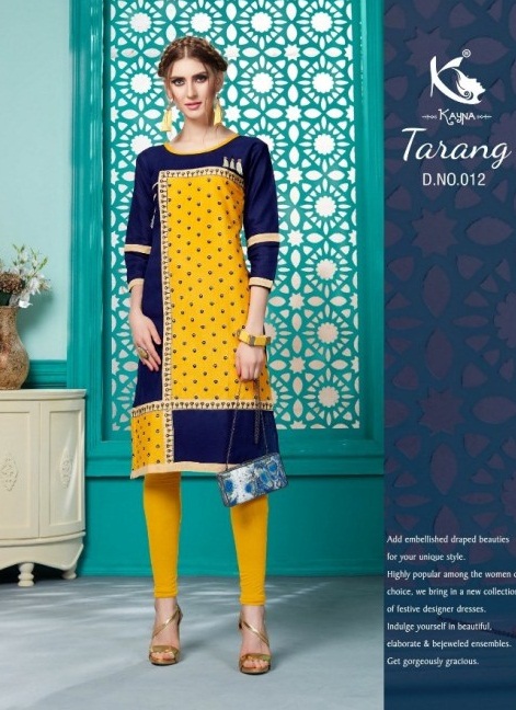 Tarang Kayna Designer Kurti Catalogue