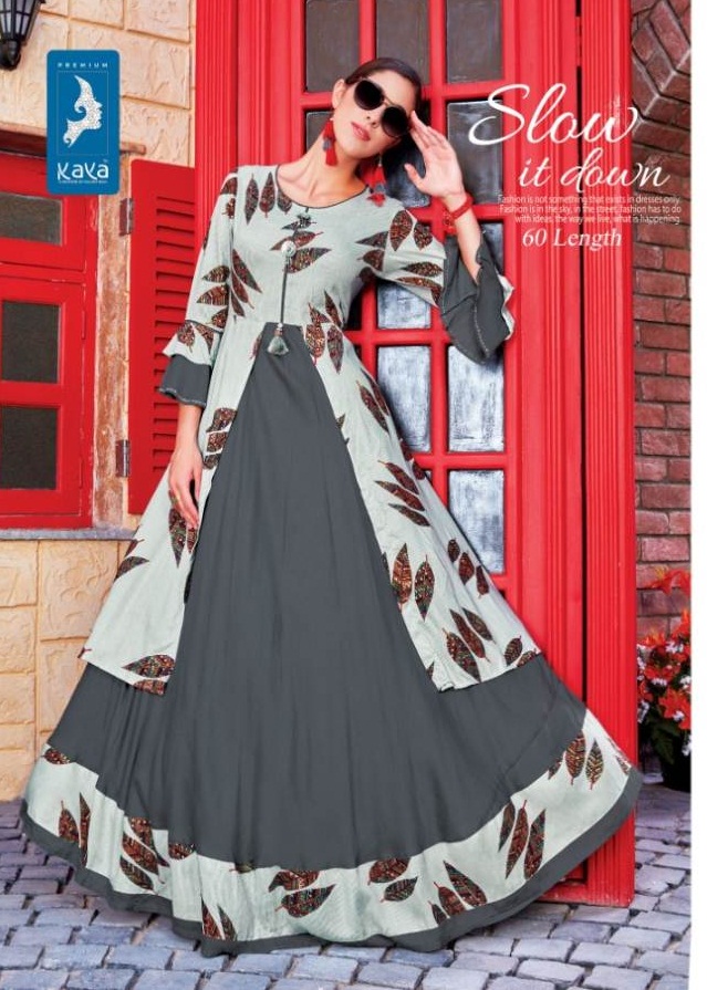 Zari Kaya Ready Made Kurti Catalogue