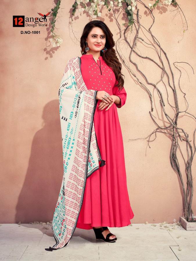 Lotus 12angel Designer Kurti Catalogue