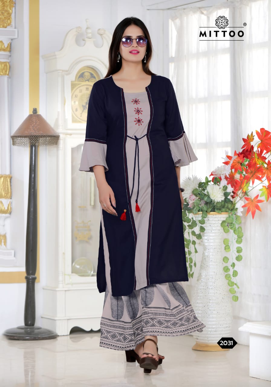Mittoo Panghat Vol 5 Kurtis With Plazzo Catalogue