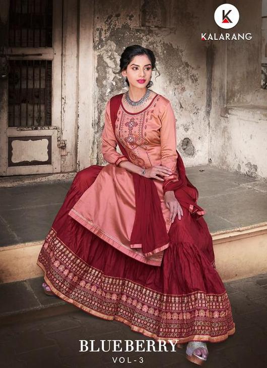 Blueberry Vol 3 Kalarang Lehenga Salwar Suit Catalogue
