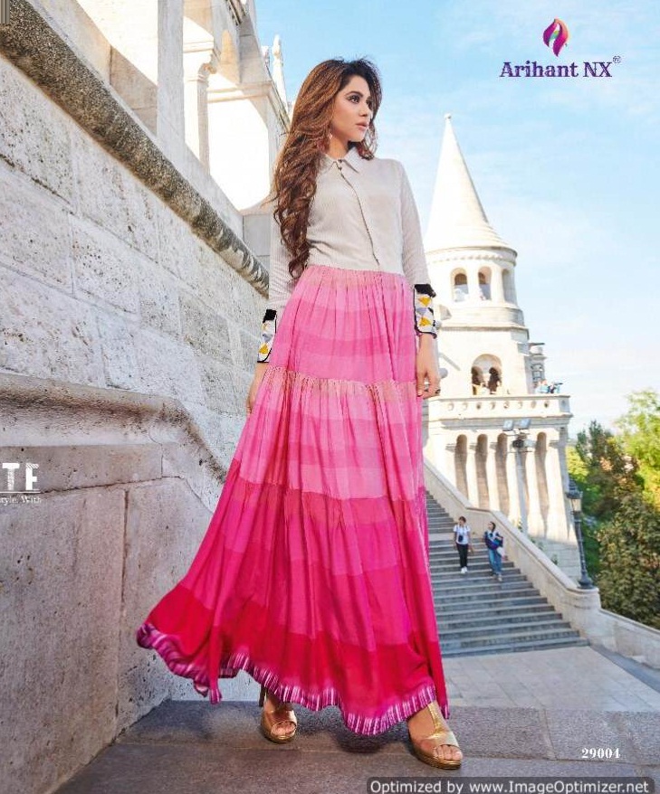 Party wear long sales skirt with kurti