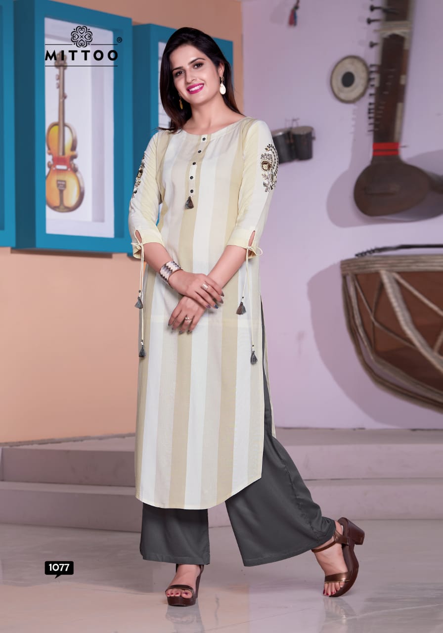 Mittoo Kasturi Georgette Partywear Long Kurtis with Dupatta Wholesale  Collection