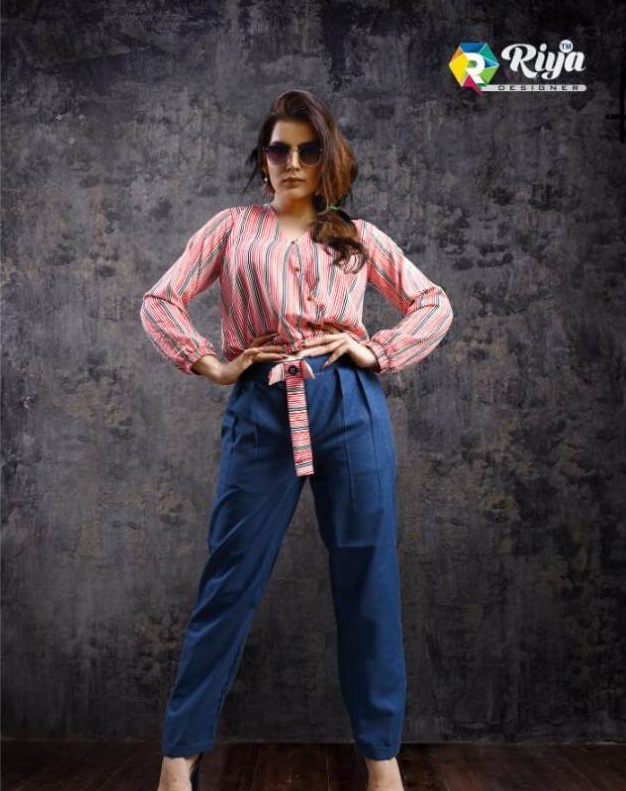 Western Vol 1by Riya Cotton Stylish Top With Bottom