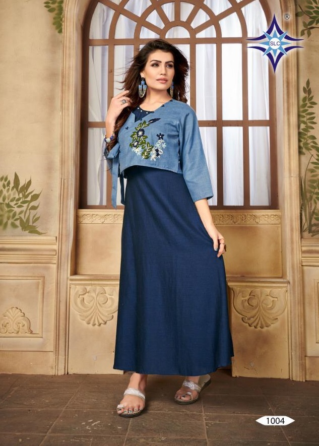 Exclusive designed Gown 1piece long kurti different koti, Gown long kurti  For Stylish Women / Girls bayvaly-1175 - Bayvaly