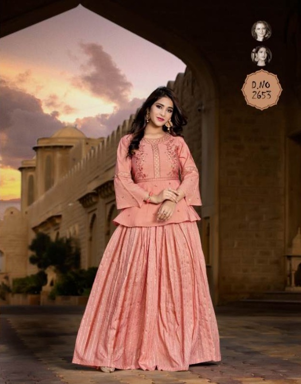 Paakhi By Yami Designer Top With Skirt Collection