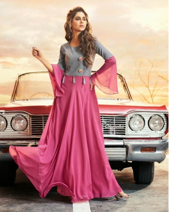 Zara Vol 2 Nx By Arihant Gown Style Party Wear Long Kurti Catalogue