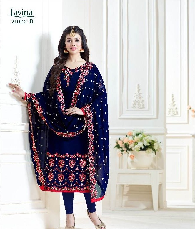 New Designer Salwar Suits Lavina 21002 A Collection