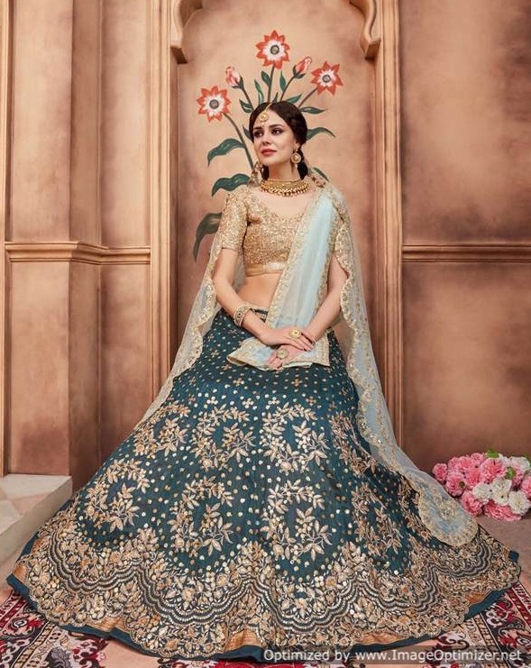 Arya Presents Florals 2 Heavy Designer Lehenga Wholesaler