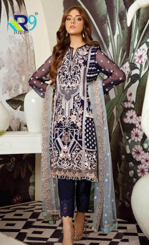 R9 Present Fiya Nx Pakistani Salwar Suits Collection.