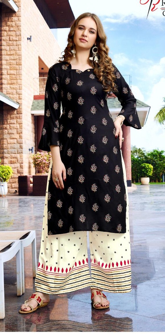 Ramdev Creation Present Shree  Catlog Kurti With Plazzo