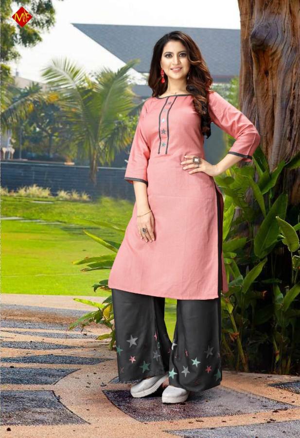 Mitali Present Girl Gift Kurti With Bottom Collection