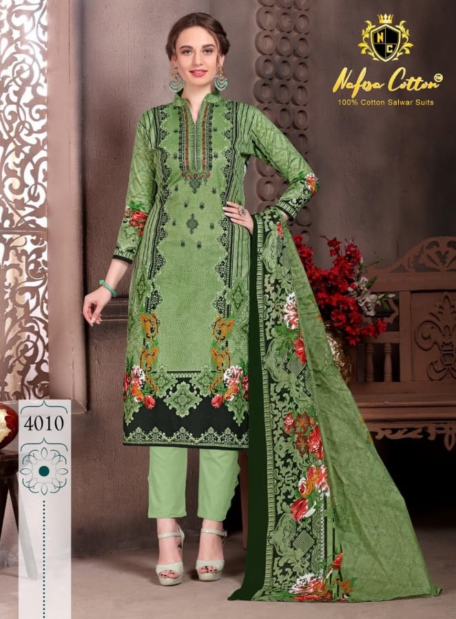 Nafisa Cotton Reshma Karachi Queen Vol 4 Wholesale Catalogue