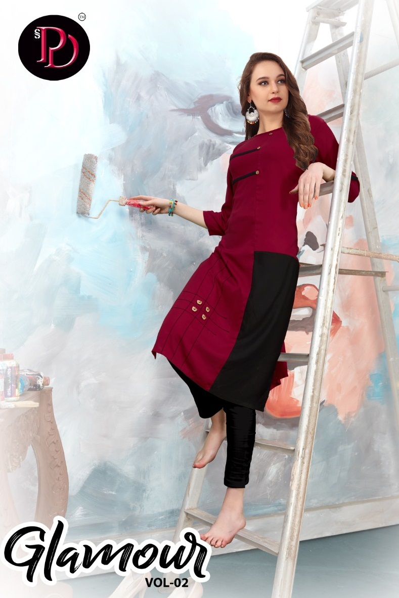 Poorvi Present Glamour Vol 2 Kurtis Catalogue