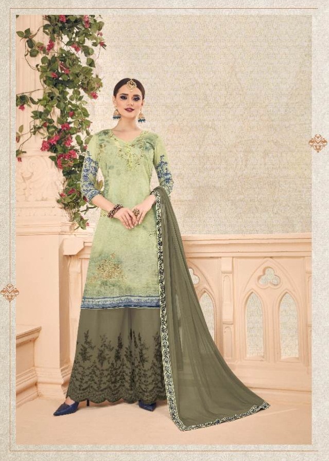 Kaara Presents Alisha Collection Of Masleen Cotton Designer Salwar Suit