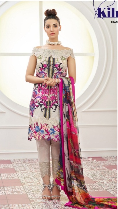 Kilruba Presents Hit Collection 1 Of Luxury Lawn Digital Printed Pakistani Suit